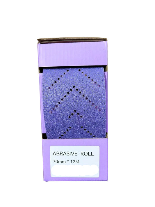 Autoline Purple Ceramic Sanding Roll 70mmX12m