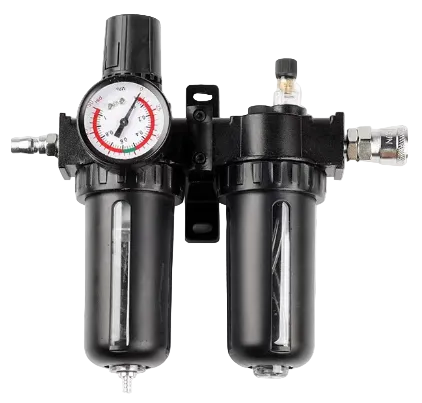 1/4" Wall Mounted Regulator & Water Trap & Lubricator